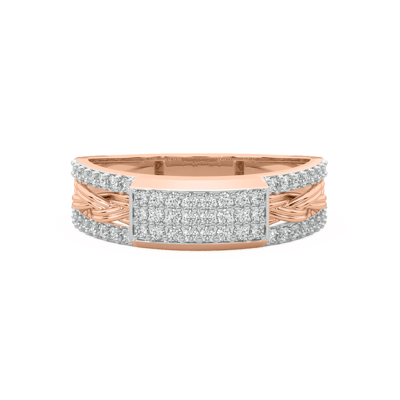 Larina Round Diamond Ring For Men